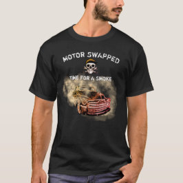 Chevy Truck Motor Swap Restoration Smoke Mechanic T-shirt