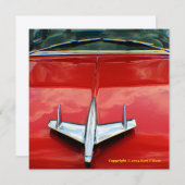 Chevy-uitnodiging 1955 kaart (Voorkant / Achterkant)