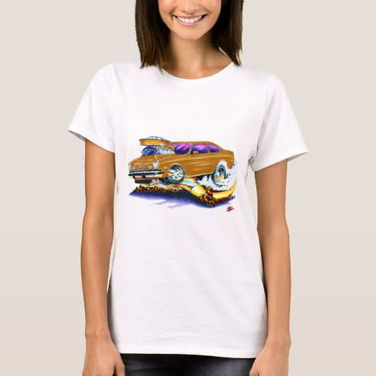Chevy Vega Brown Car T-shirt (Voorkant)