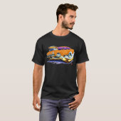 Chevy Vega Oranje auto T-shirt (Voorkant volledig)
