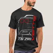 Chevy Vette C6 ZR1 T-shirt (Voorkant)