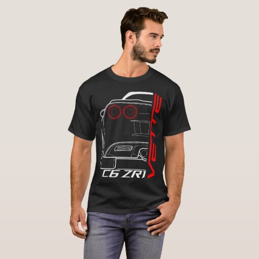 Chevy Vette C6 ZR1 T-shirt (Voorkant volledig)