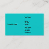 Chevy Visitekaartje (Achterkant)