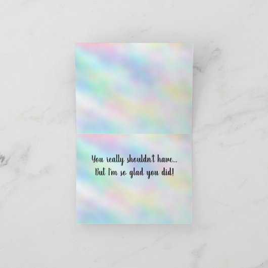 Chevy Waterverf 1956 Bedankkaart (Binnen)