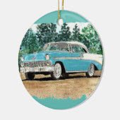 Chevy-Waterverf Keramisch Ornament (Links)