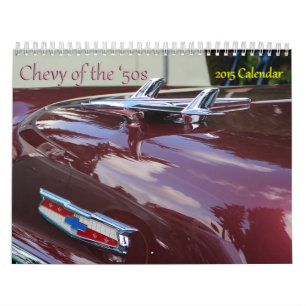 Chevys uit de jaren 50 kalender