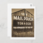 Chew Mail Pouch Tobacco Barn Briefkaart (Voorkant / Achterkant)