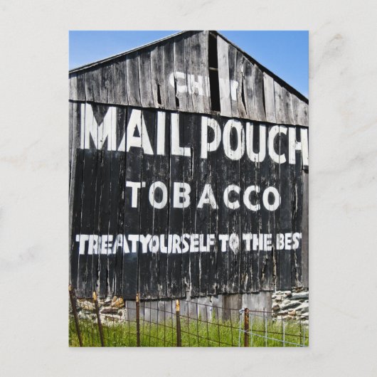 Chew Mail Pouch Tobacco Barn Briefkaart (Voorkant)