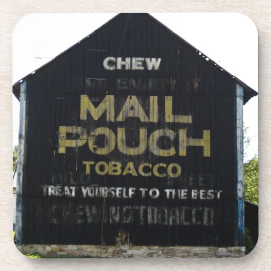 Chew Mail Pouch Vintage Barn Americana Bier Onderzetter (Voorkant)