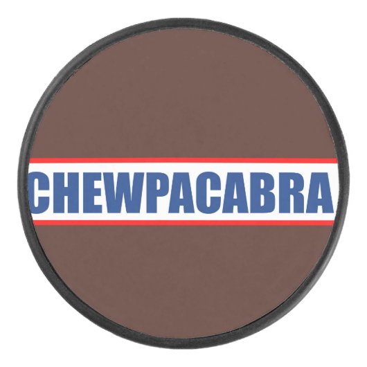 CHEWBACABRA Hockey Puck (Voorkant)