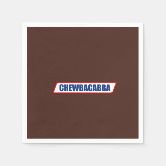 CHEWBACABRA Paper Napkins Servet (Voorkant)