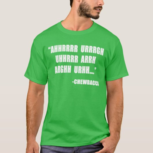 Chewbacca Citaat jongen T-shirt (Voorkant)