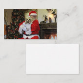 Chewy en Santa Visitekaartje (Voorkant / Achterkant)