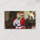 Chewy en Santa Visitekaartje (Voorkant)