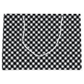 Chex 12-BLACK-WHITE-GIFT BAG L Groot Cadeauzakje (Voorkant)
