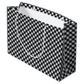 Chex 12-BLACK-WHITE-GIFT BAG L Groot Cadeauzakje (Achterkant Gekanteld)