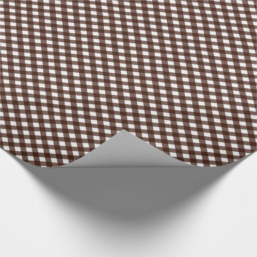 CHEX 13 DARK BROWN-GIFT WRAPPING PAPIER (Hoek)