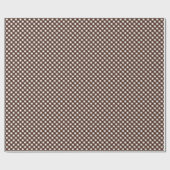 CHEX 13 DARK BROWN-GIFT WRAPPING PAPIER (Vlak)