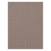 CHEX 13-DARK BROWN-KATOENTABLETTE 52x70in Tafelkleed (Voorkant)