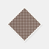 CHEX 13-DARK BROWN-PAPER NAPKINS SERVETTEN (Hoek)