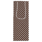 Chex 13-DARK BROWN-WIJN FLACONBAG Wijn Cadeautas (Voorkant)