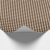 CHEX 14 BROWN-GIFT WRAPPING PAPIER (Hoek)