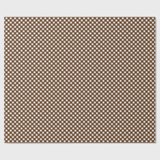 CHEX 14 BROWN-GIFT WRAPPING PAPIER (Vlak)