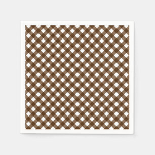 CHEX 14-BROWN-PAPIERNAPKINS SERVETTEN