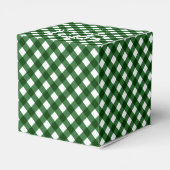 Chex 16-CHRISTMAS GREEN-FAVOR BOX, sq hartdoos Bedankdoosjes (Achterkant)