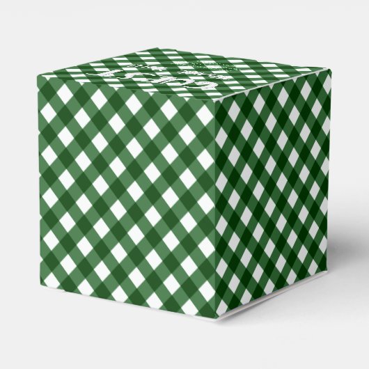 Chex 16-CHRISTMAS GREEN-FAVOR BOX, sq hartdoos Bedankdoosjes (Achterkant)