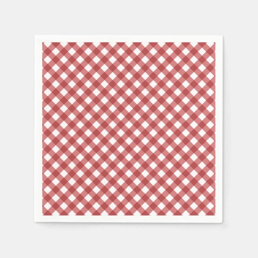 CHEX 17-LAND RED-PAPER NAPKINS SERVETTEN (Voorkant)