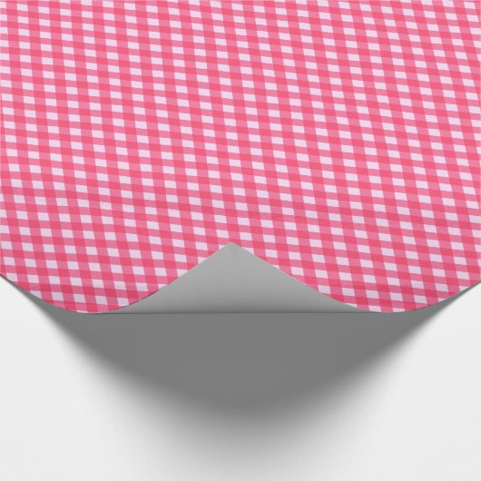 CHEX 1 PINK-GIFT WRAPPINGPAPIER CADEAUPAPIER (Hoek)
