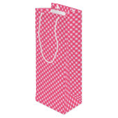 Chex 1-PINK-WIJN FLACONBAG Wijn Cadeautas (Achterkant Gekanteld)