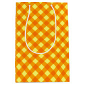 Chex 3-ORANJE GEEL-GIFT BAG M Medium Cadeauzakje (Voorkant)