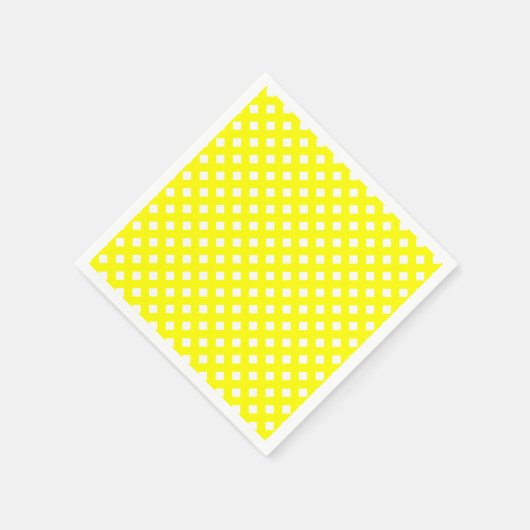 CHEX 8-YELLOW-PAPIERNAPKINS SERVETTEN (Hoek)