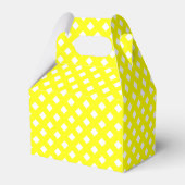 Chex 8-YELLOW-PARTIJ FAVOR BOX, Gable style Bedankdoosjes (Achterkant)