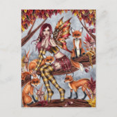 Cheyanna - Autumn Fairy Briefkaart (Voorkant)