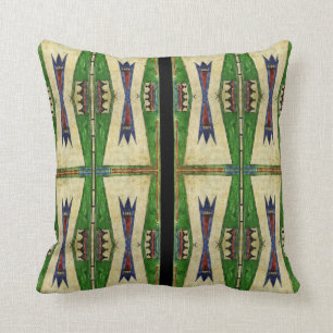 Cheyenne 1860's parfleche design kussen