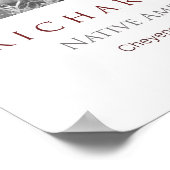 Cheyenne Boy op Headdress Poster (Hoek)