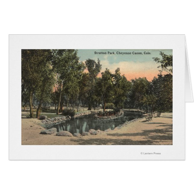 Cheyenne Canyon, Colorado - Uitzicht Stratton Park (Voorkant Horizontaal)