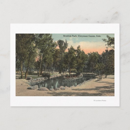 Cheyenne Canyon, Colorado - Uitzicht Stratton Park Briefkaart (Voorkant)