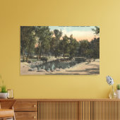 Cheyenne Canyon, Colorado - Uitzicht Stratton Park Canvas Afdruk (Insitu (Woonkamer))