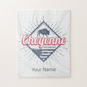 Cheyenne City Wyoming Verenigde Staten  Verenigde  Legpuzzel