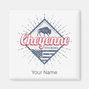 Cheyenne City Wyoming Verenigde Staten  Verenigde  Magneet