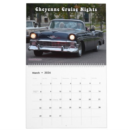 Cheyenne Cruise Nights Kalender (Mar 2026)