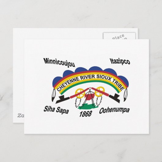 Cheyenne de Sioux-Briefkaart Briefkaart (Voorkant / Achterkant)