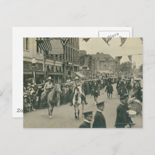 Cheyenne Frontier Days parade. Briefkaart (Voorkant / Achterkant)