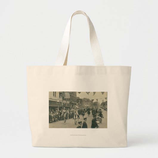 Cheyenne Frontier Days parade. Grote Tote Bag (Voorkant)