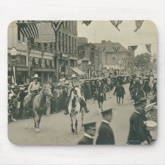 Cheyenne Frontier Days parade. Muismat (Voorkant)