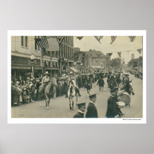 Cheyenne Frontier Days parade. Poster